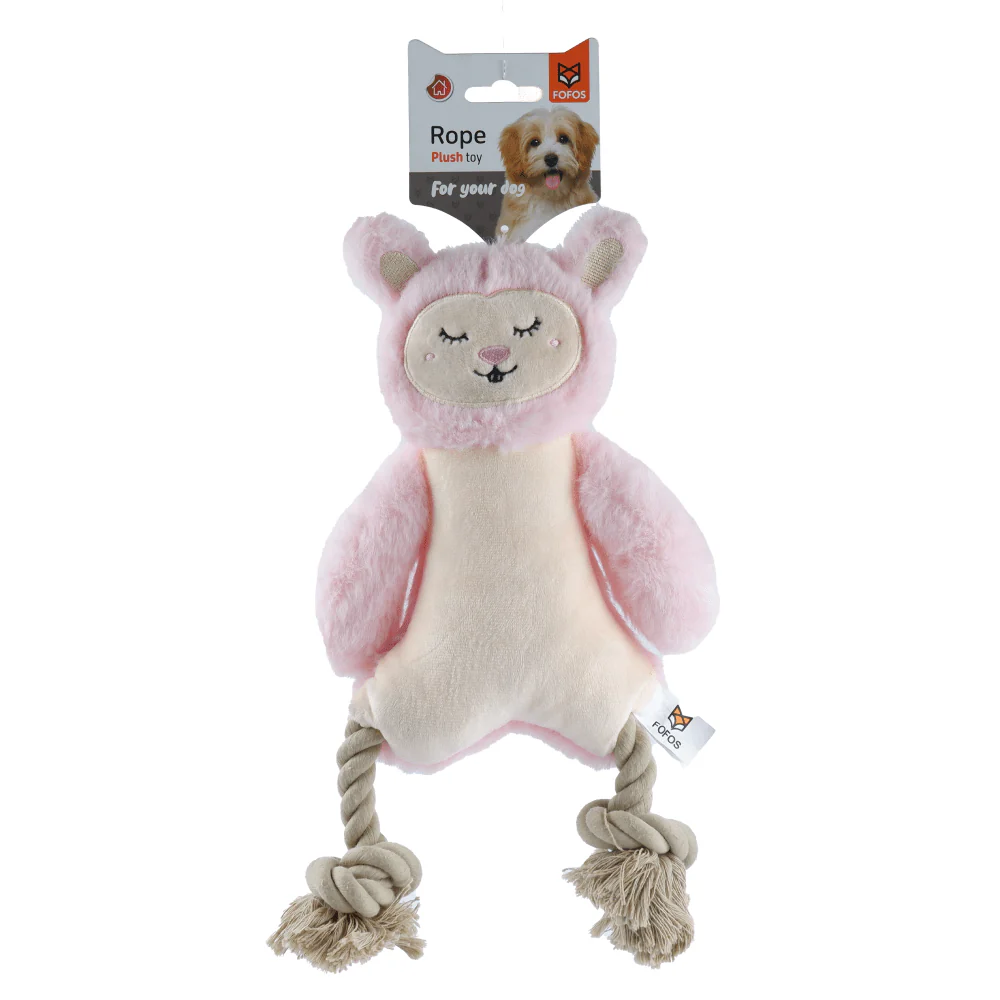 Barkbutler x Fofos Ropeleg plush Rabbit Toy for Dogs - Image 2