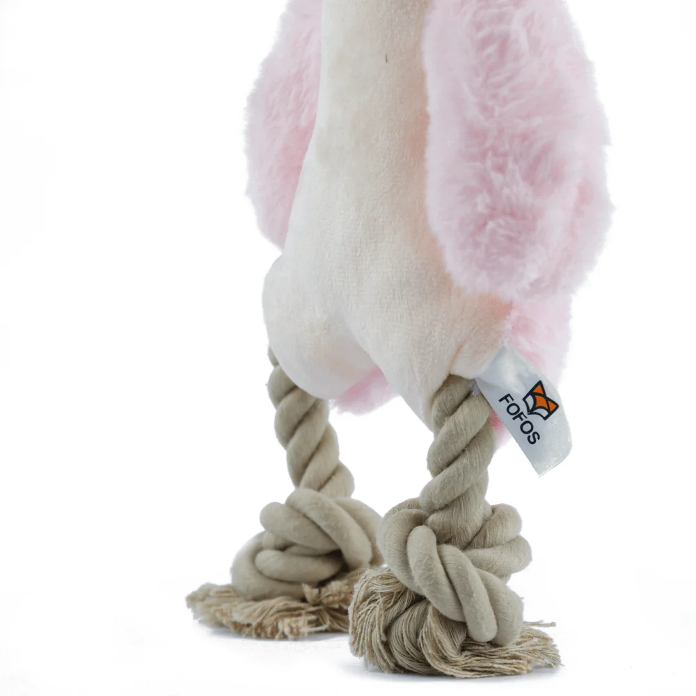 Barkbutler x Fofos Ropeleg plush Rabbit Toy for Dogs - Image 3