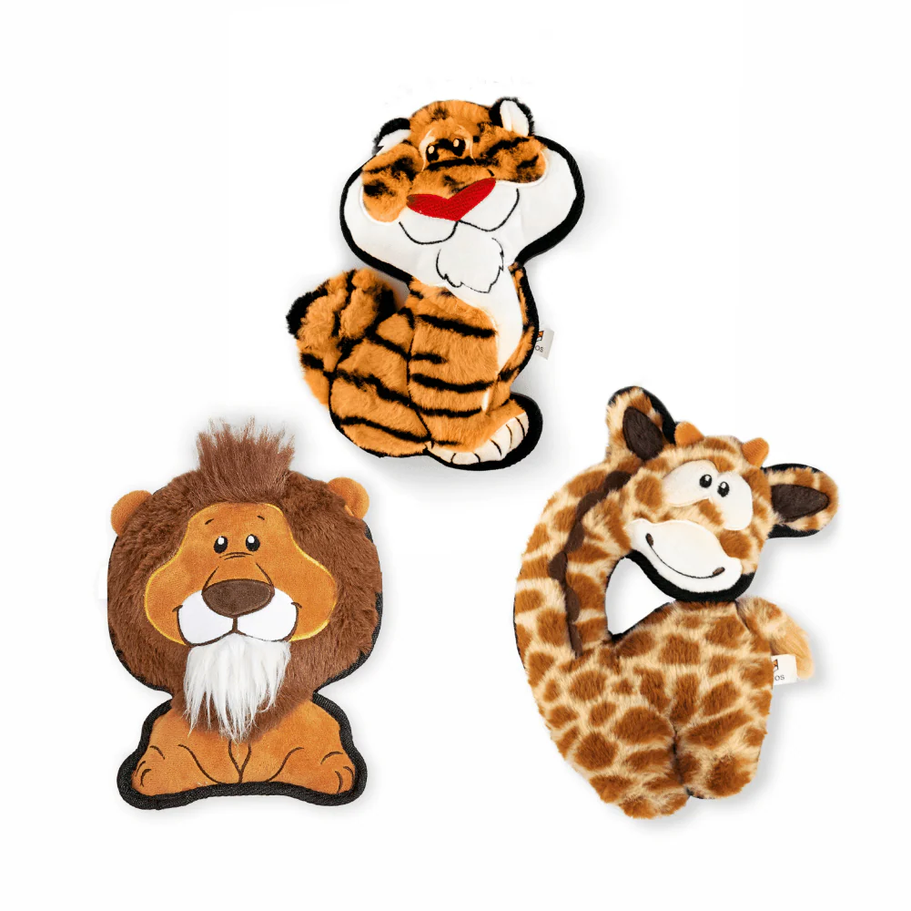 Barkbutler x Fofos Safari Line Tiger Plush Toy for Dogs - Image 7