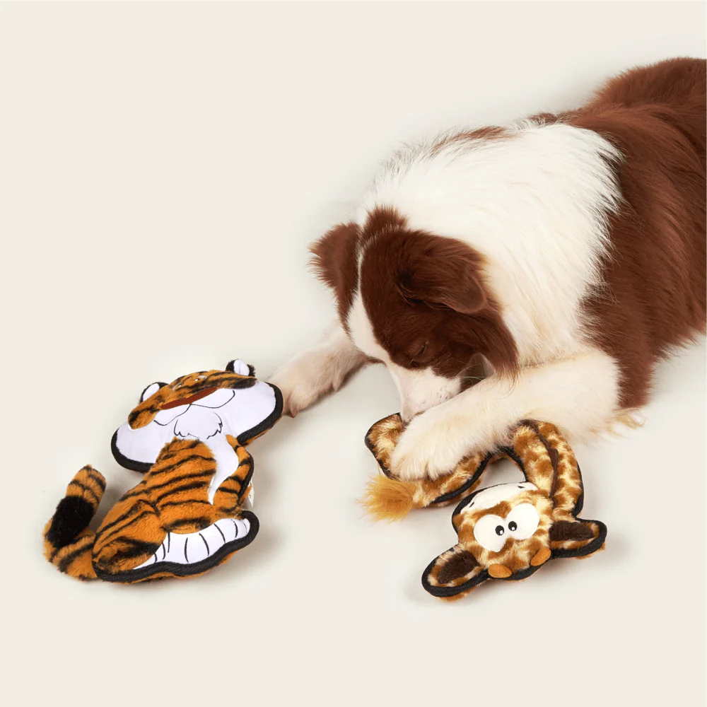Barkbutler x Fofos Safari Line Tiger Plush Toy for Dogs - Image 8