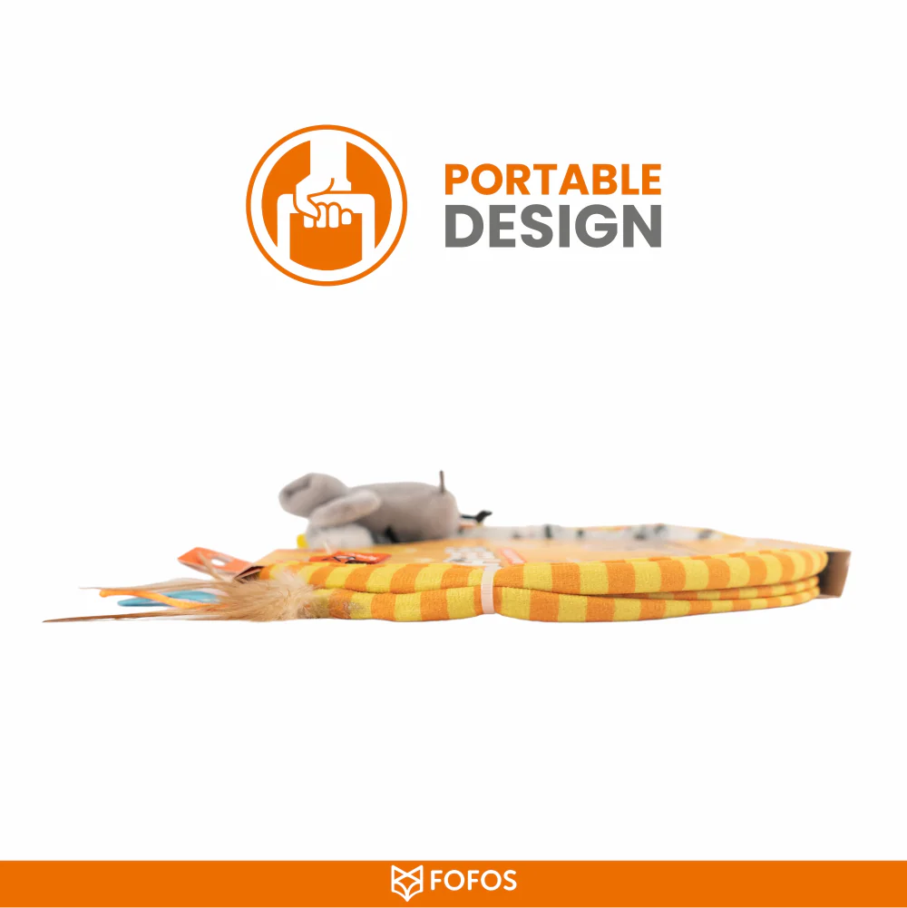 Barkbutler x Fofos Safari Spiral Tunnel Toy for Cats - Image 5