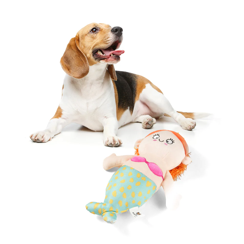 Barkbutler x Fofos Sealife Mermaid Plush Toy for Dogs - Image 7