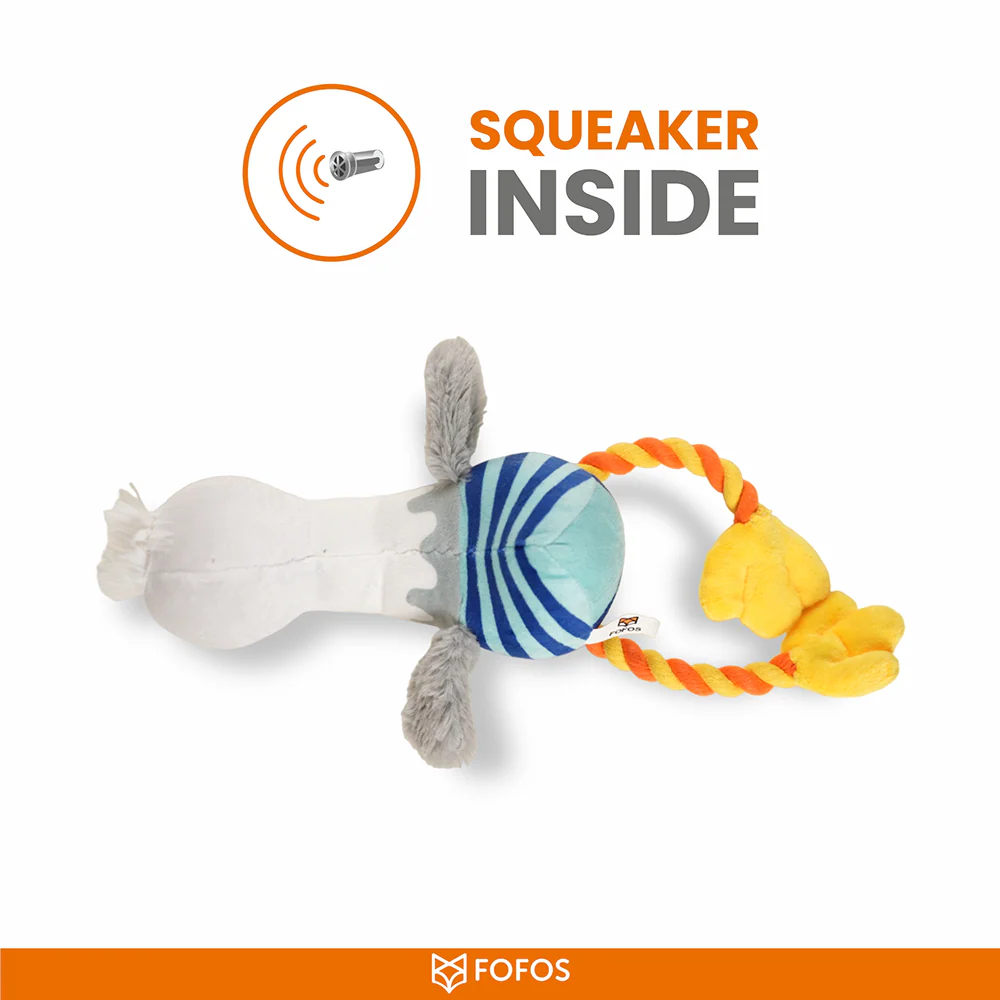 Barkbutler x Fofos Sealife Sea mew Plush Toy for Dogs - Image 6
