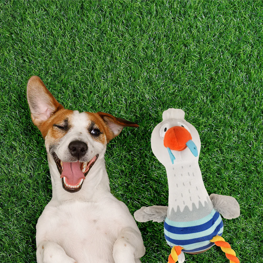 Barkbutler x Fofos Sealife Sea mew Plush Toy for Dogs - Image 7