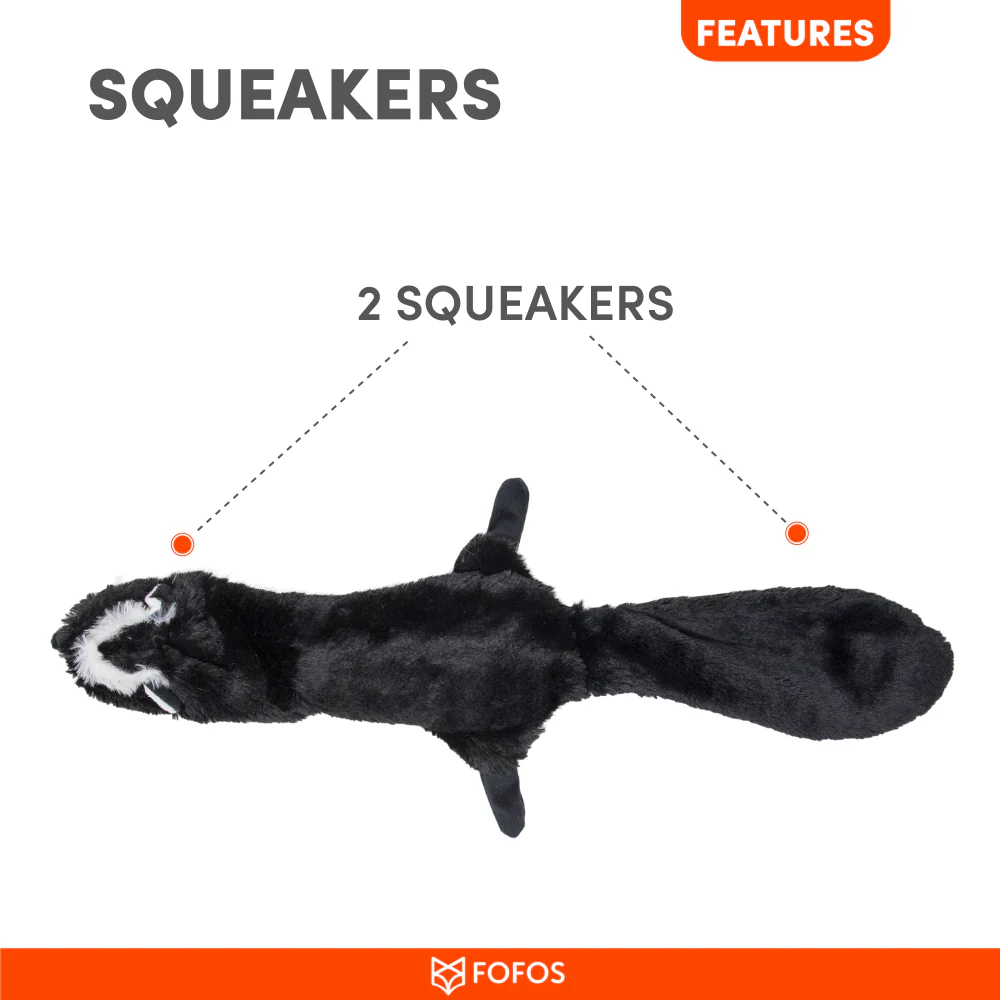 Barkbutler x Fofos Skinneez Skunk Toy for Dogs - Image 5