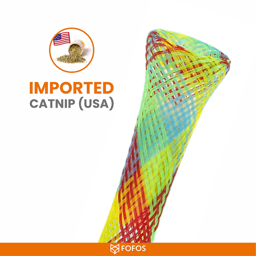Barkbutler x Fofos Spring Tube Catnip Toy for Cats - Image 3