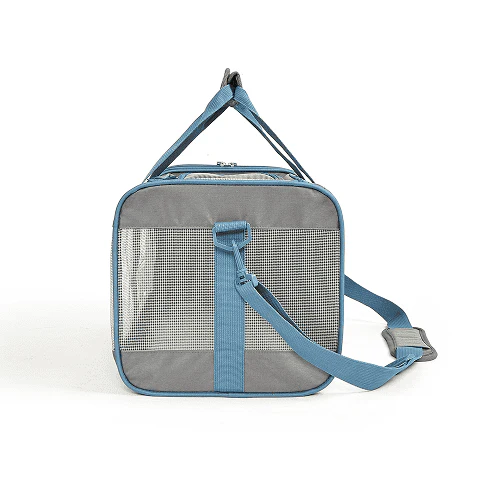 Barkbutler x Fofos Standard Carrier for Dogs and Cats (Grey/Blue) - Image 3