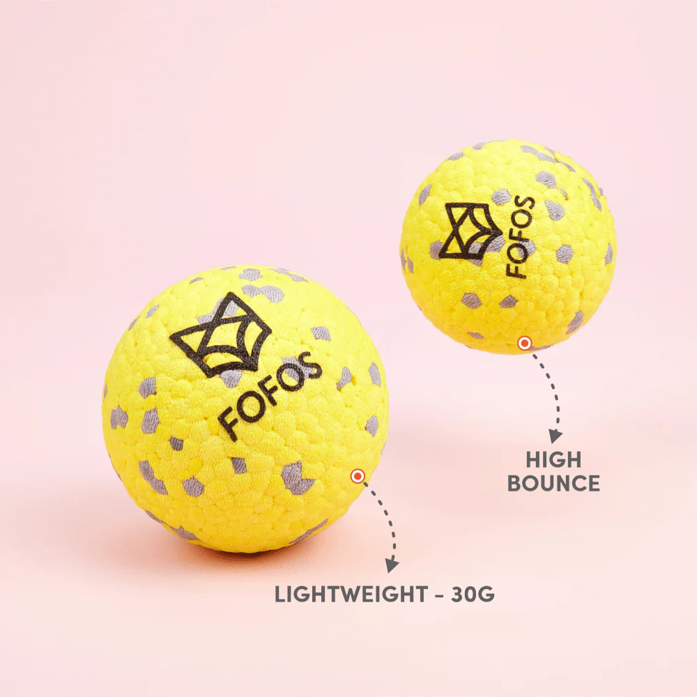 Barkbutler x Fofos Super Bounce Chew Ball for Dogs (Yellow) | For Aggressive Chewers - Image 5