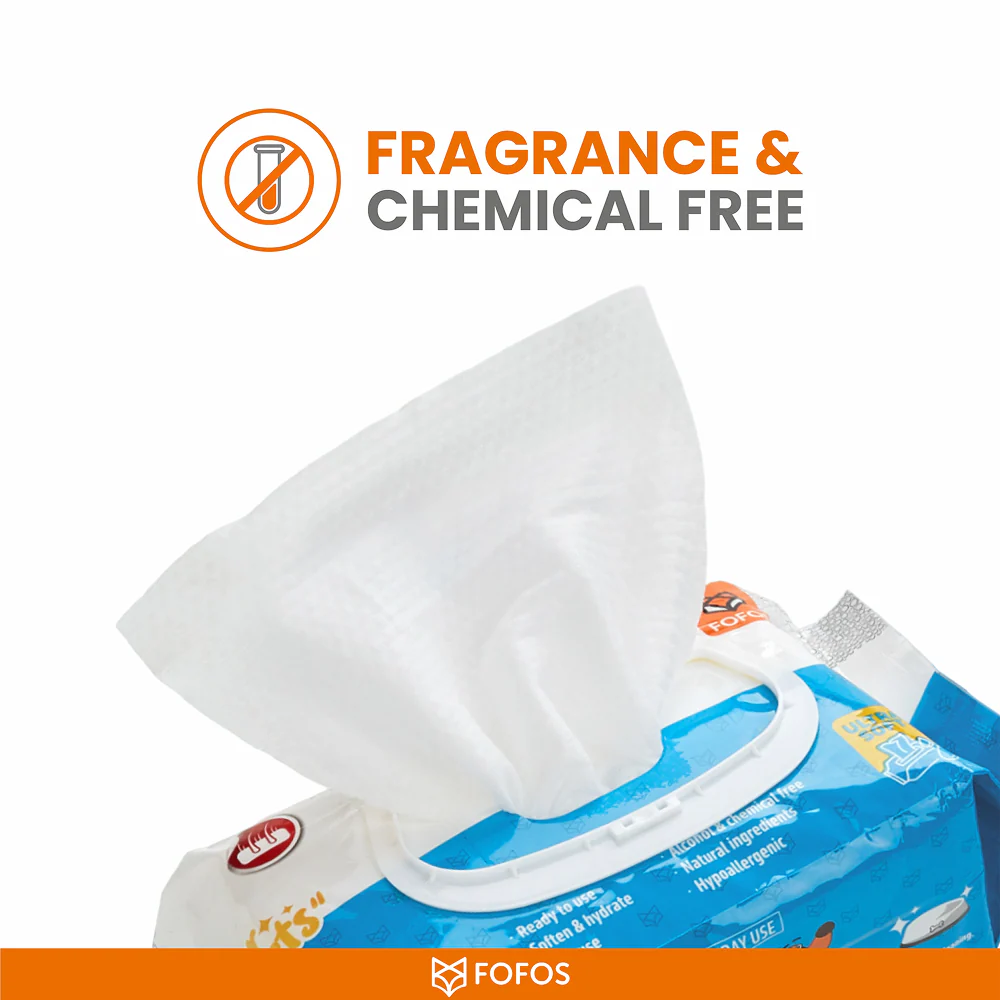 Fofos Unscented Cleaning Wipes for Dogs and Cats - Image 4