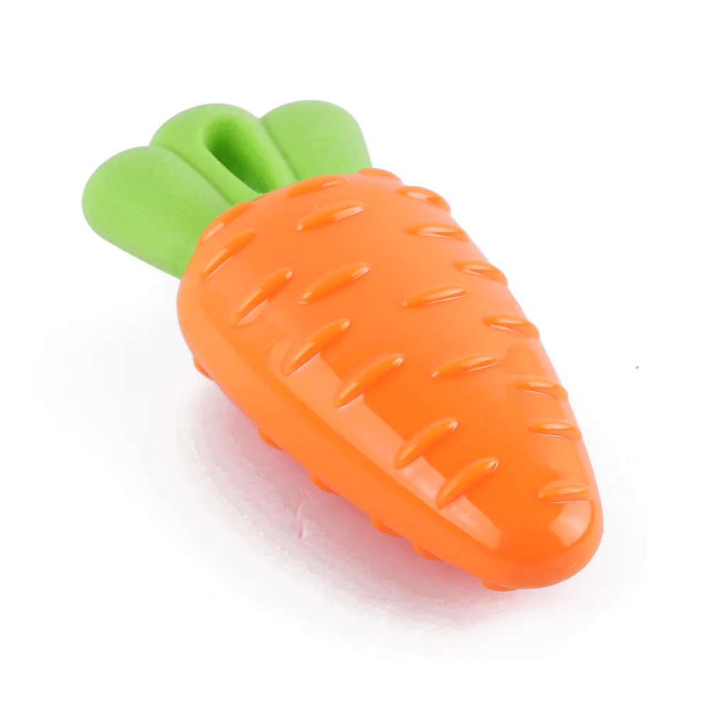 Barkbutler x Fofos Vegi Bites Carrot Squeaky Toy for Dogs | For Medium Chewers - Image 3