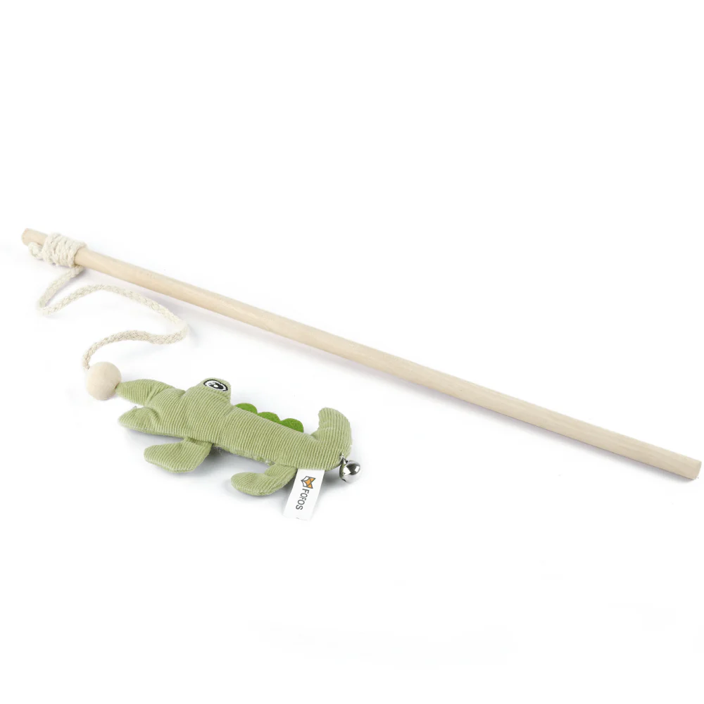 Barkbutler x Fofos Wand Crocodile Toy for Cats - Image 5
