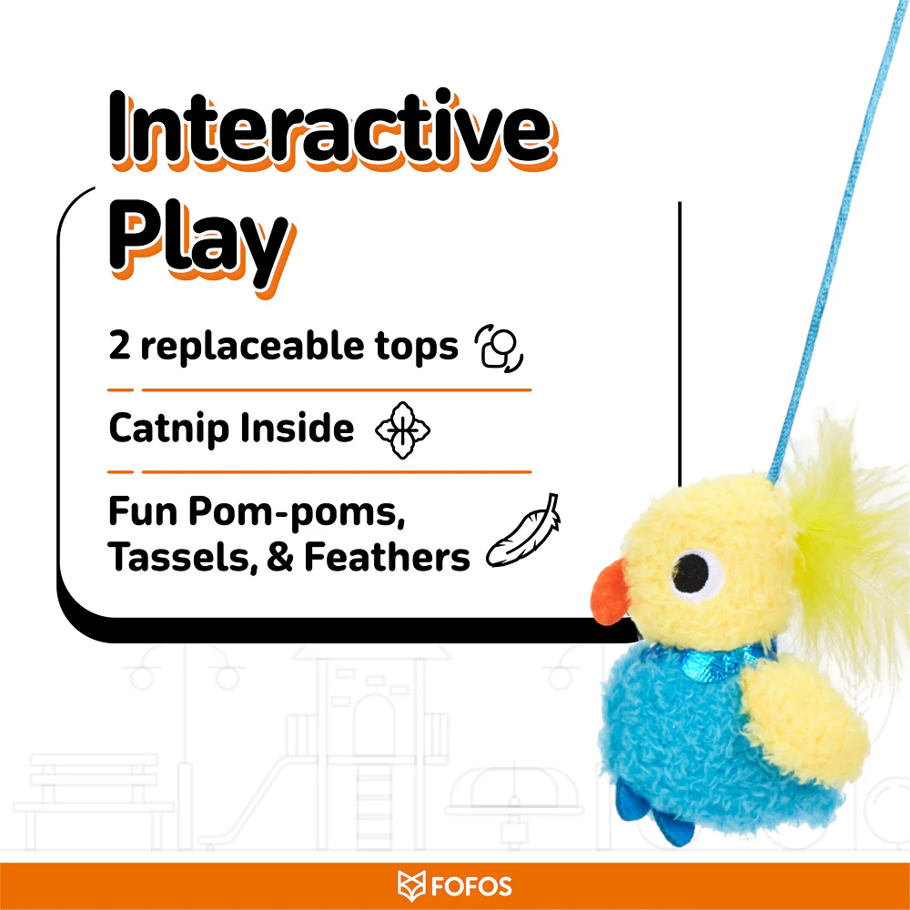Fofos Wand Let's Fly Together Toy for Cats - Image 2