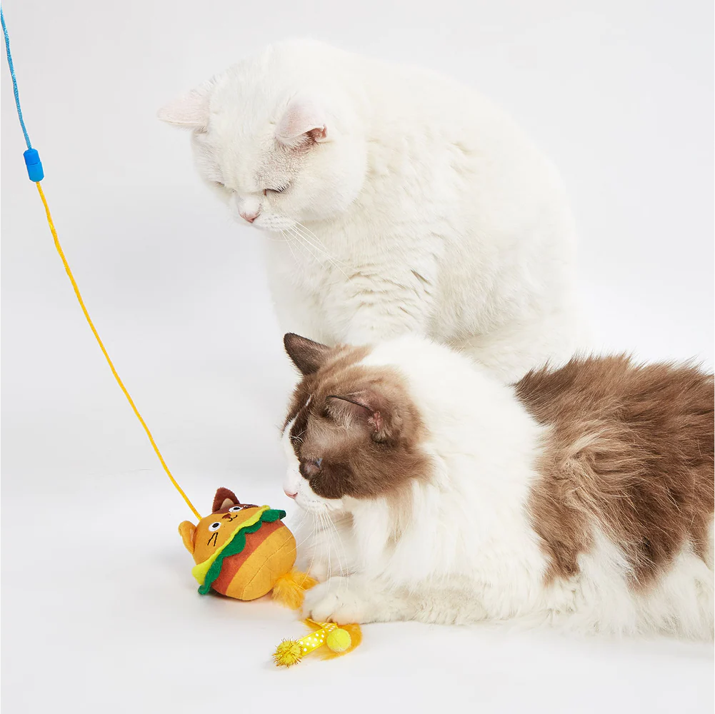 Fofos Wand Meow Fast Food Teaser Toy for Cats - Image 10