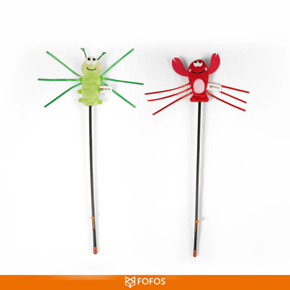 Barkbutler x Fofos Wand Moving Lobster Teaser Toy for Cats - Image 7