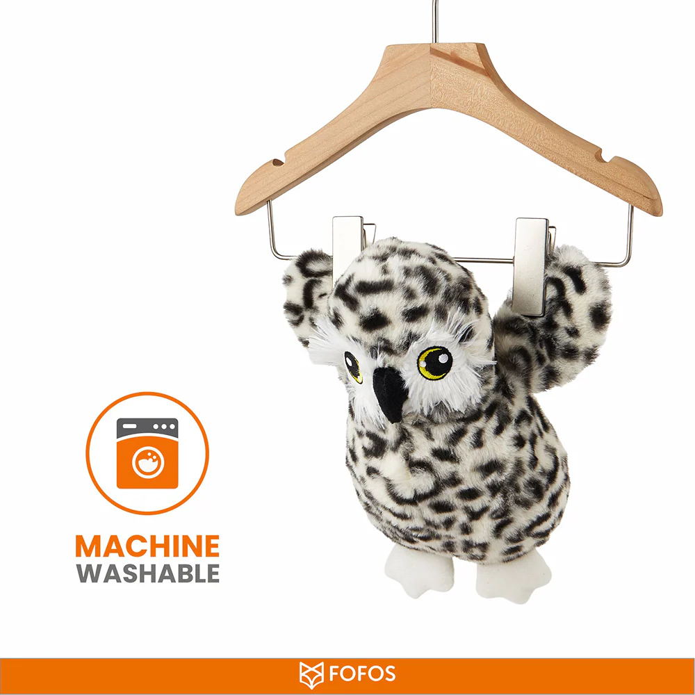 Barkbutler x Fofos Wildlife Owl Plush Toy for Dogs - Image 6