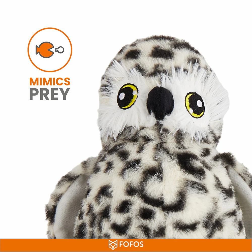 Barkbutler x Fofos Wildlife Owl Plush Toy for Dogs - Image 7