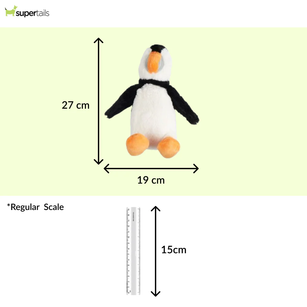 Barkbutler x Fofos Wildlife Penguin Plush Toy for Dogs - Image 2