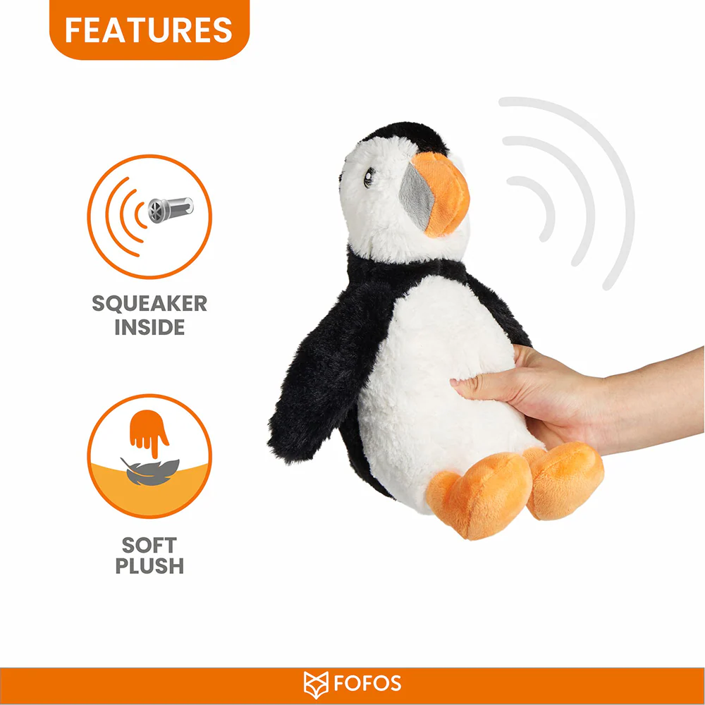 Barkbutler x Fofos Wildlife Penguin Plush Toy for Dogs - Image 5