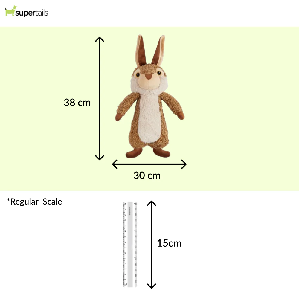 Barkbutler x Fofos Wildlife Rabbit Plush Toy for Dogs - Image 2