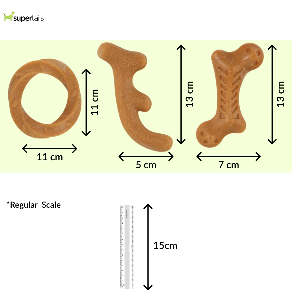 Barkbutler x Fofos Wooden Stix Chew Toy for Dogs (Small) - Image 2