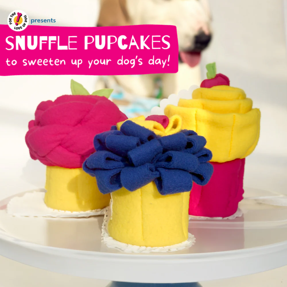 For The Love Of Dog Pink Lemonade Snuffle Pupcake Toy for Dogs - Image 11