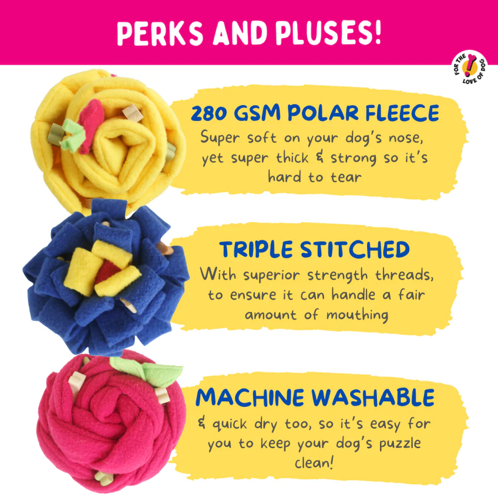 For The Love Of Dog Pink Lemonade Snuffle Pupcake Toy for Dogs - Image 4