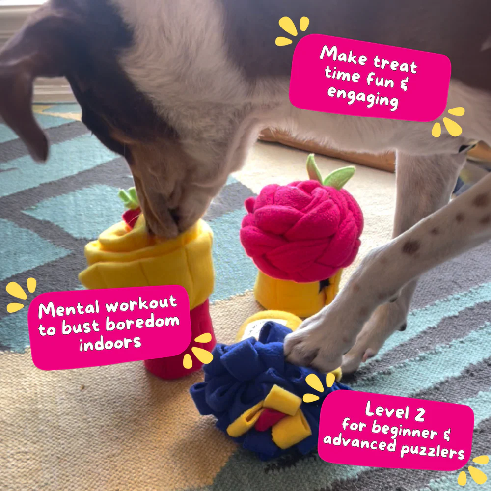 For The Love Of Dog Pink Lemonade Snuffle Pupcake Toy for Dogs - Image 6