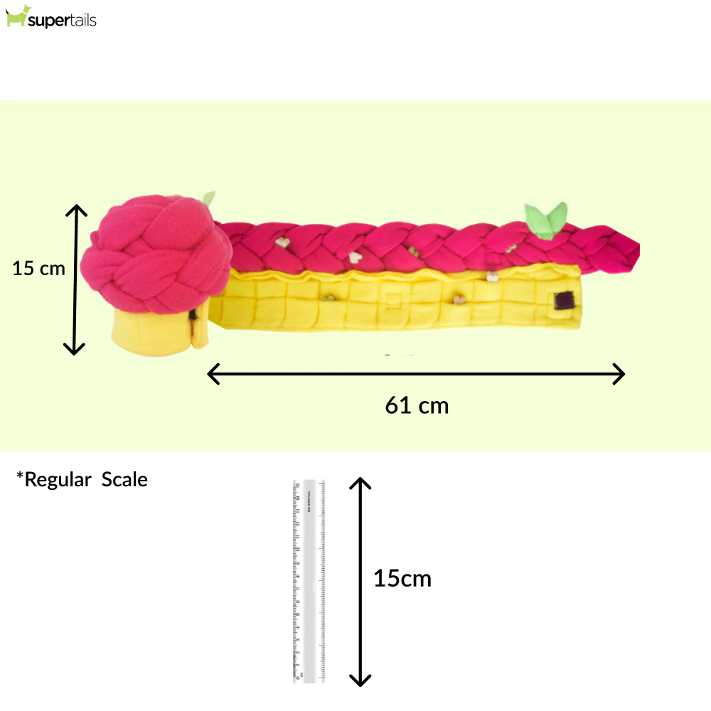 For The Love Of Dog Rose Bloom Snuffle Pupcake Toy for Dogs - Image 2