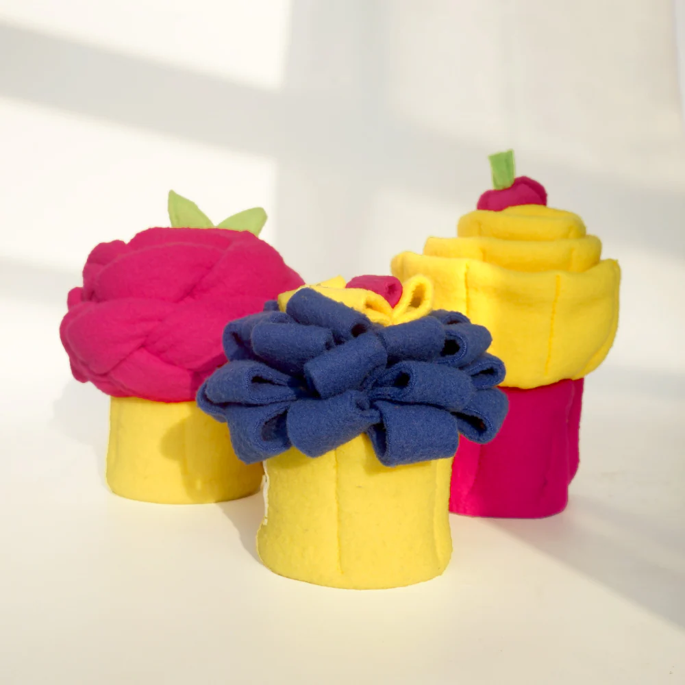 For The Love Of Dog Rose Bloom Snuffle Pupcake Toy for Dogs - Image 9