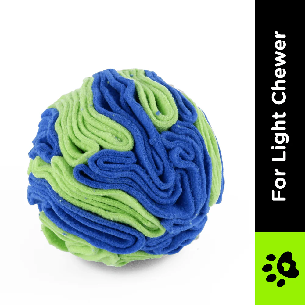 For The Love Of Dog Sniffer Ball Toy for Dogs (Blue/Green) - Image 3