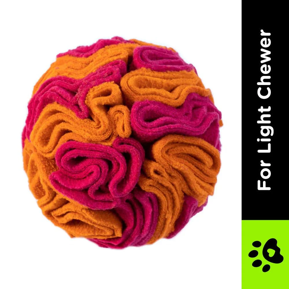 For The Love Of Dog Sniffer Ball Toy for Dogs (Pink/Orange) - Image 3