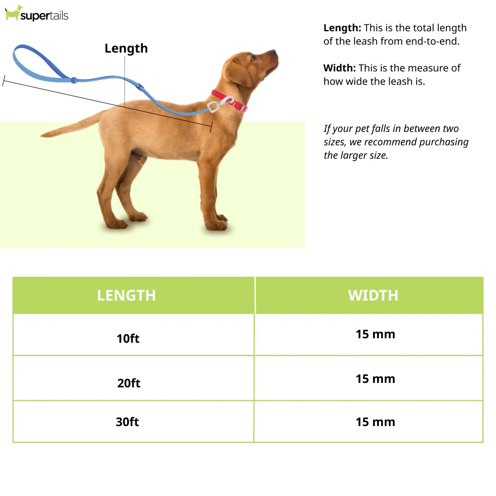 For The Love Of Dogs Long Lines Leash for Dogs (Hot Pink) - Image 2