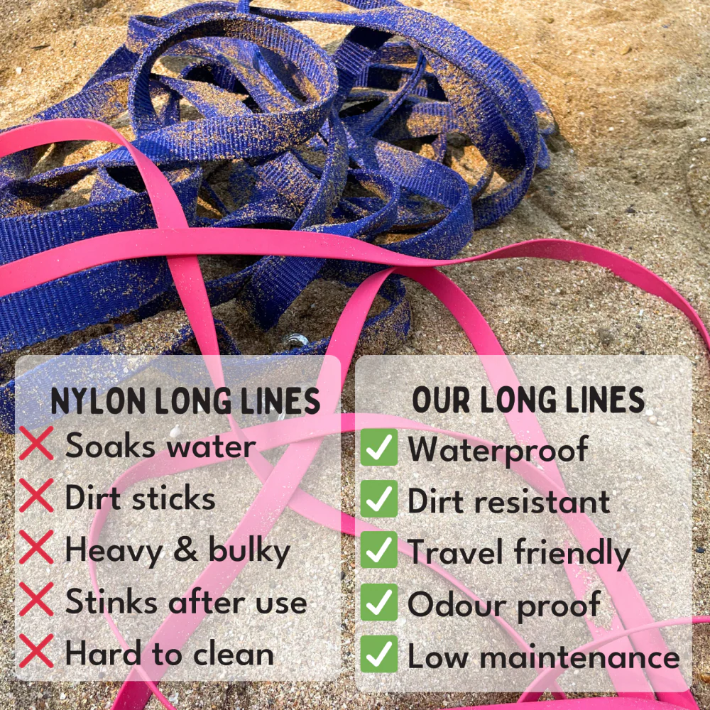 For The Love Of Dogs Long Lines Leash for Dogs (Hot Pink) - Image 3