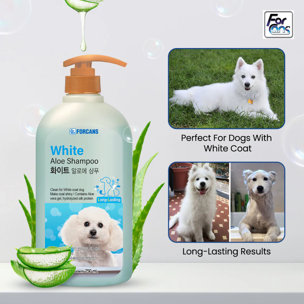 Forbis/Forcans White Coat Aloe Shampoo for Dogs - Image 5