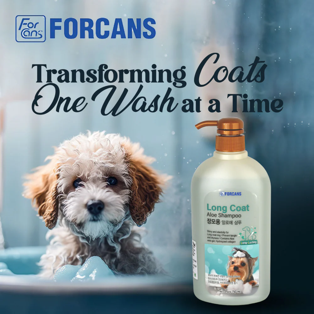 Forbis/Forcans Long Coat Aloe Shampoo for Dogs - Image 3