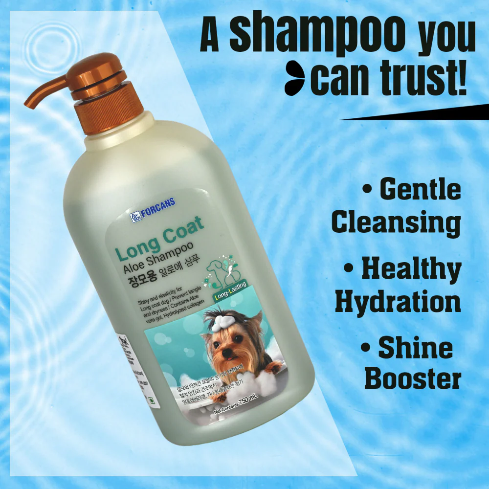 Forbis/Forcans Long Coat Aloe Shampoo for Dogs - Image 4