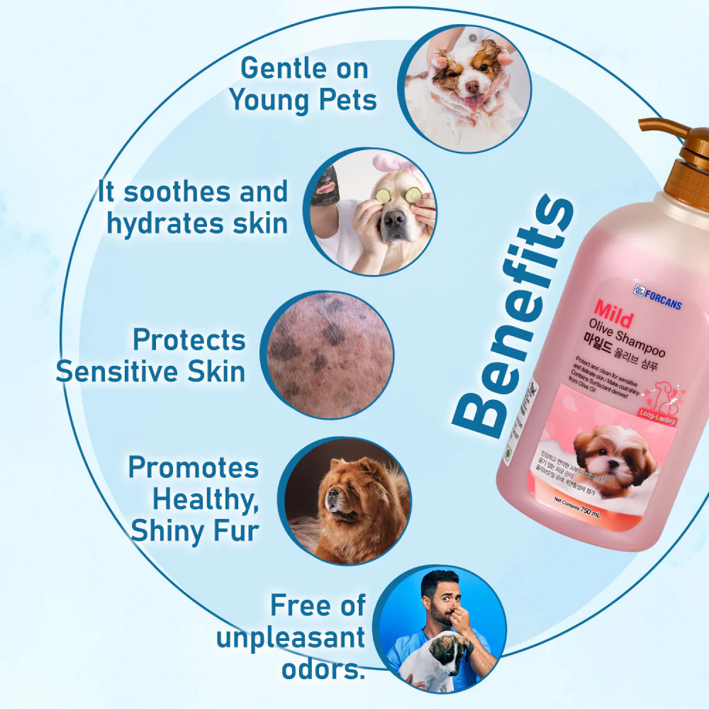 Forbis/Forcans Mild Olive Shampoo for Puppies & Kittens - Image 7