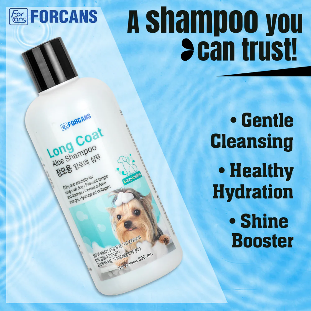 Forcans Aloe Long Coat Shampoo for Dogs - Image 3