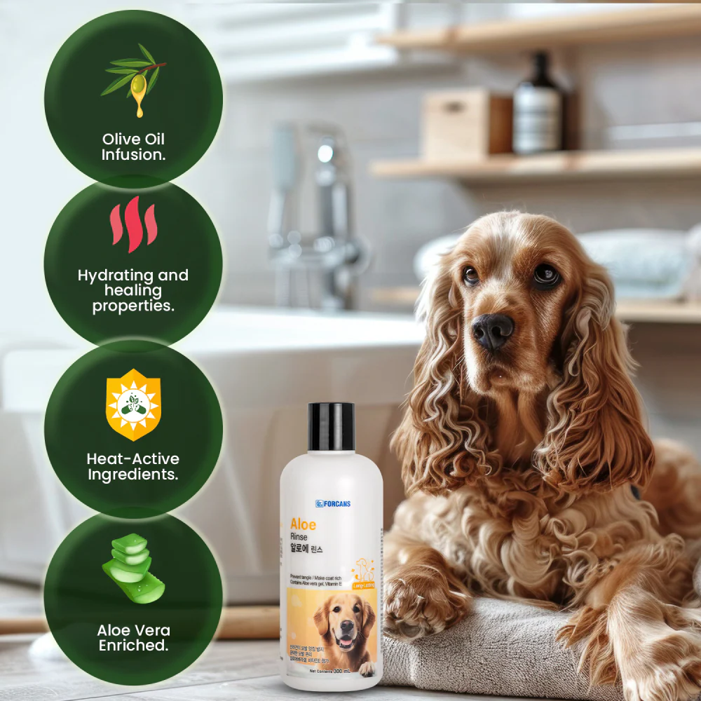 Forcans Aloe Rinse Conditioner for Dogs - Image 5