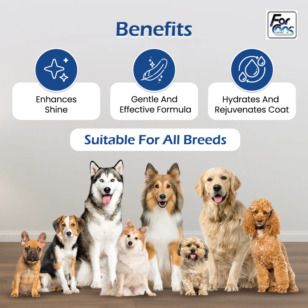 Forcans Aloe White Coat Shampoo for Dogs - Image 2