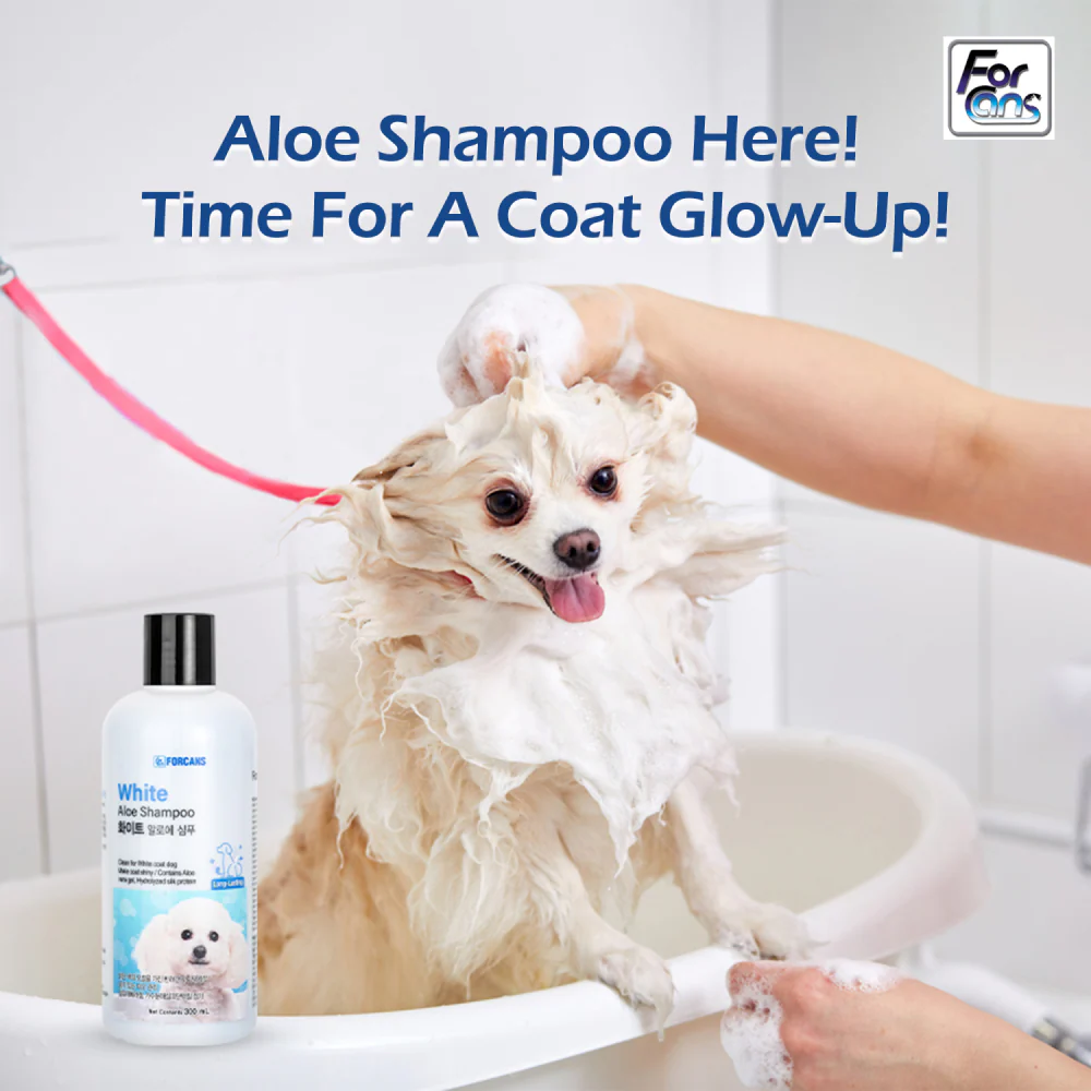Forcans Aloe White Coat Shampoo for Dogs - Image 4