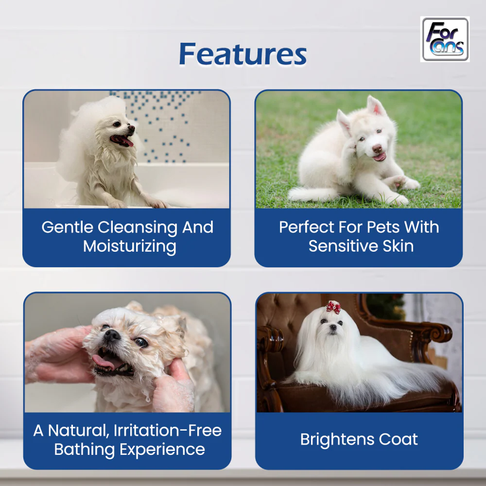 Forcans Aloe White Coat Shampoo for Dogs - Image 5