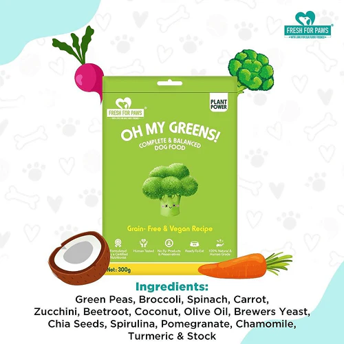 Fresh For Paws A Green Affair Grain Free & Vegan and Go Go Cottage Cheese and Oh My Greens Dog Wet Food Combo - Image 17