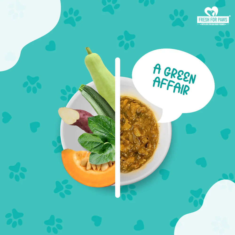 Fresh For Paws A Green Affair Grain Free & Vegan Dog Wet Food (100g) - Image 6
