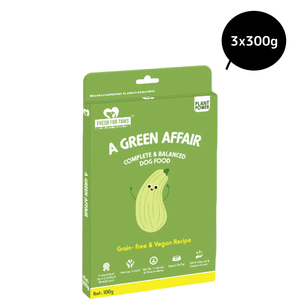 Fresh For Paws A Green Affair Grain Free & Vegan Dog Wet Food (300g) - Image 7