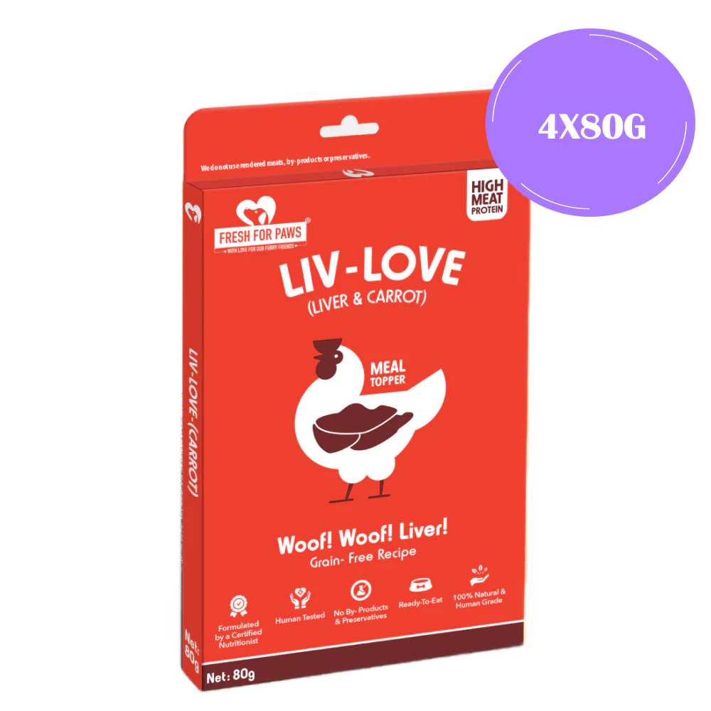 Fresh For Paws Chicken Liver & Carrot Liv Love Supplement for Dogs - Image 11