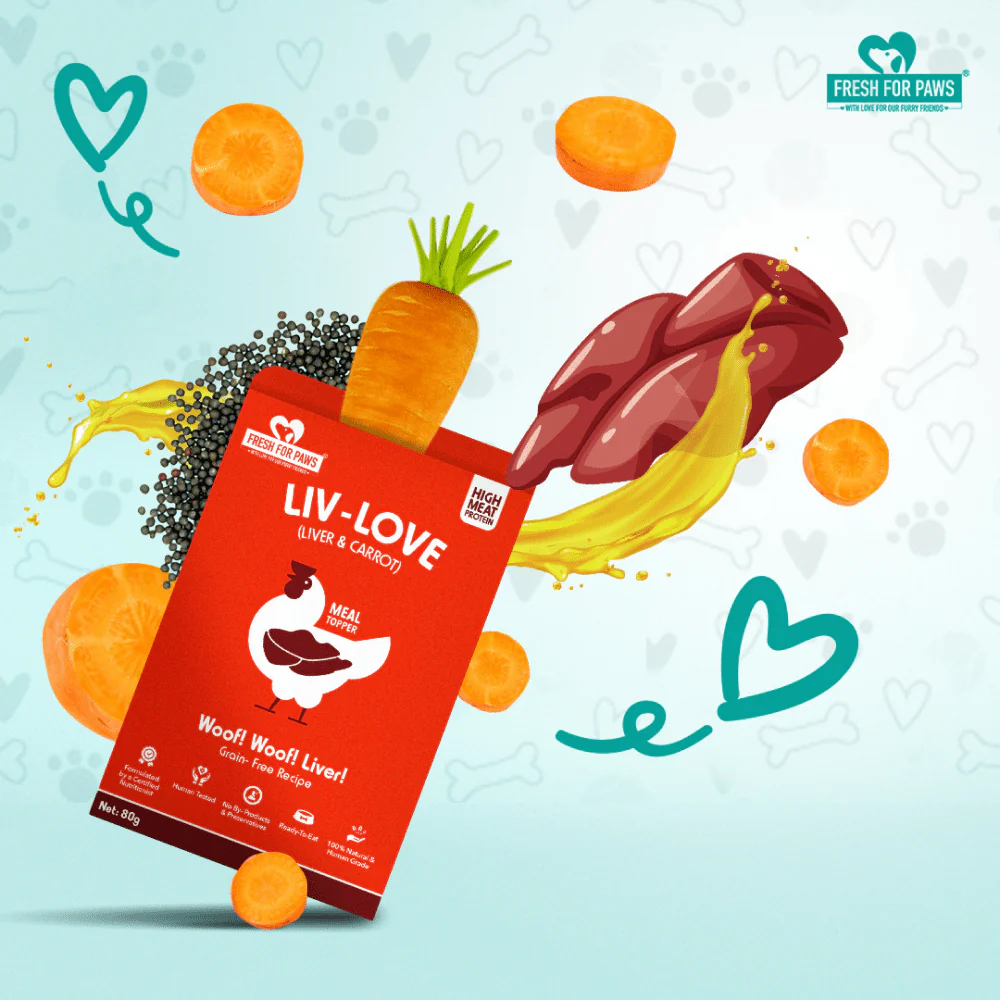 Fresh For Paws Chicken Liver & Carrot Liv Love Supplement for Dogs - Image 3