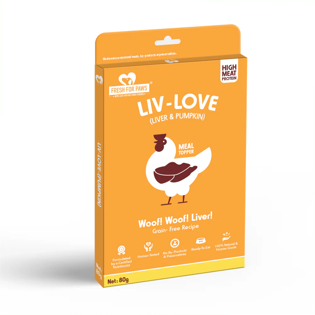 Fresh For Paws Chicken Liver Pumpkin Liv Love & Chicken Liver Carrot Liv Love Supplement for Dogs - Image 6