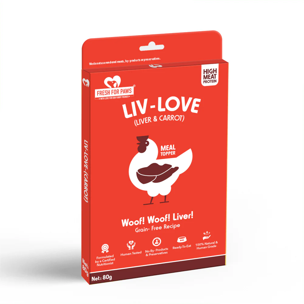 Fresh For Paws Chicken Liver Pumpkin Liv Love & Chicken Liver Carrot Liv Love Supplement for Dogs - Image 8