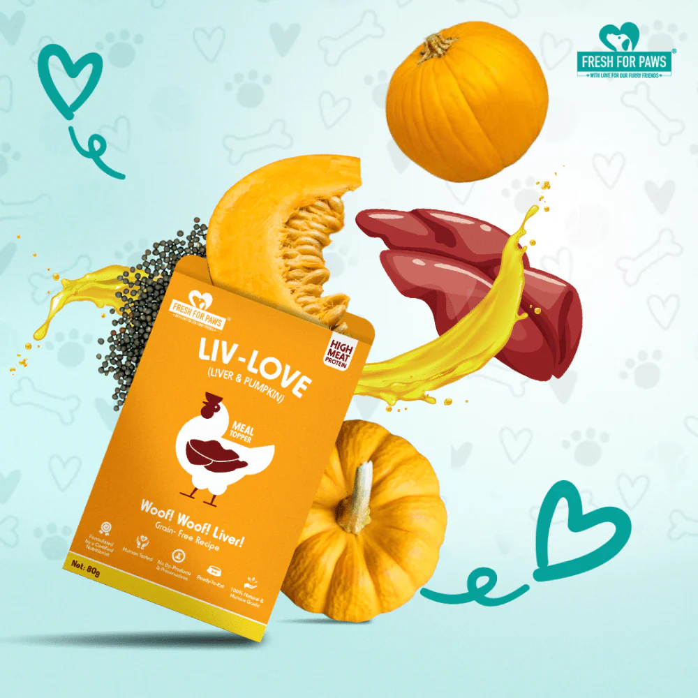 Fresh For Paws Chicken Liver & Pumpkin Liv Love Supplement for Dogs - Image 4